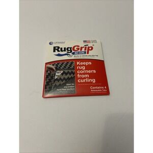 Optimum Technologies Rug Grip No Curl Corner Tabs for Area Rugs - 4 Pack